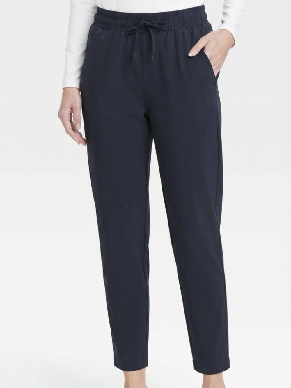 All In Motion - Active Light High-Rise Taper Pants - All In Motion Navy Blue S
